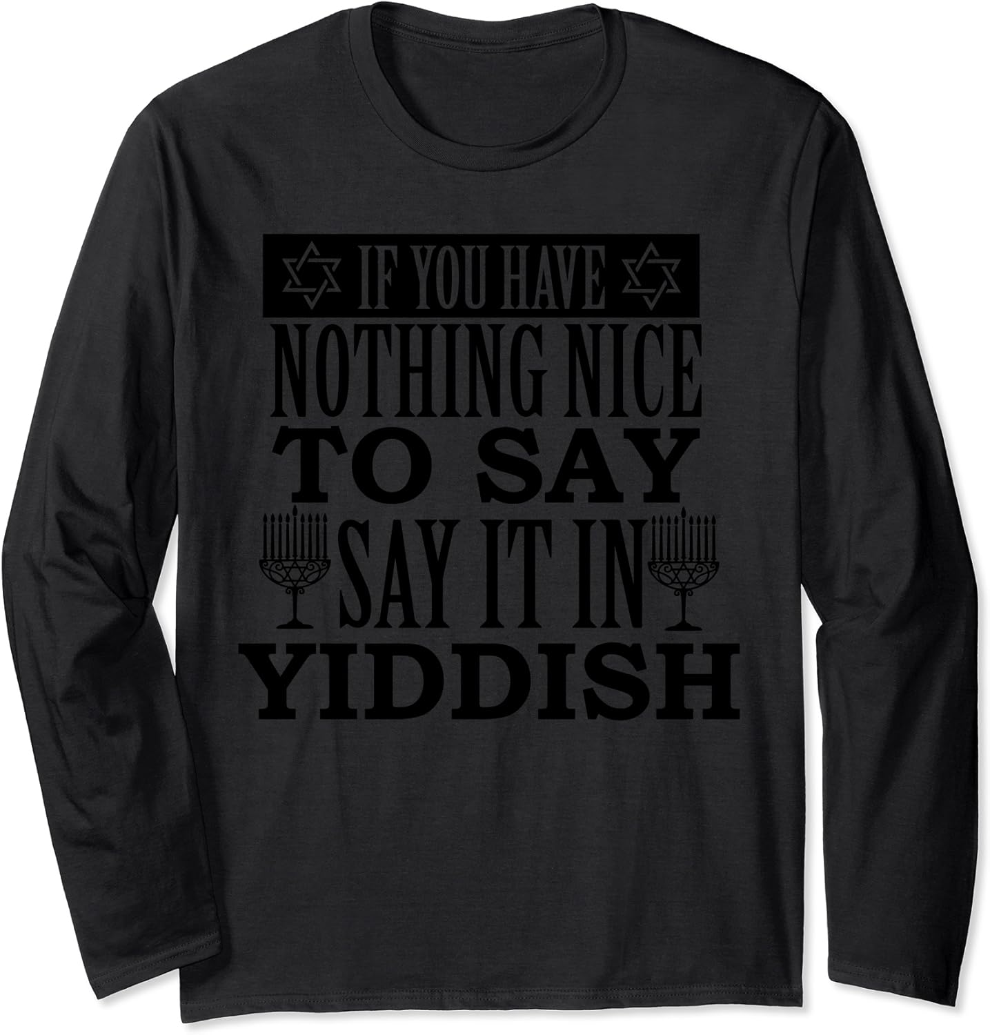 Say It In Yiddish funny jewish hanukkah gift for men women